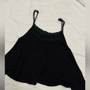Black tan top women’s with lace